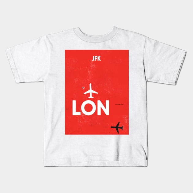 LON London RED Kids T-Shirt by Woohoo